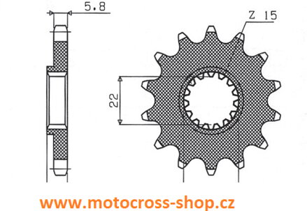 Řetězové kolečko KTM 660-1190, 1252 /JTF 1902 / Sunstar