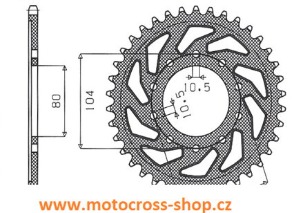 Rozeta ocel KAWASAKI ZX6R /05-13/, Z750,Sunstar