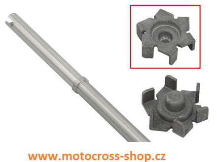 Hřídel+vrtulka vodní pumpy POLARIS SPORTSMAN 450/570 /15-21/, ACE/RANGER/ 500/570 /14-21/, RZR 570 /12-21/ 