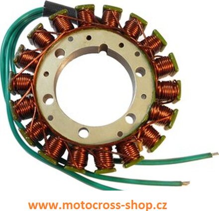 DZE 2022/08 UZWOJENIE ALTERNATORA STATOR HONDA NX 500/650 DOMINATOR '88-99, KAWASAKI VN 1500 VULCAN '87-98, SUZUKI GSX 1400 '02-07, LS 650 SAVAGE '86-12, YAMAHA XTZ 660 TENERE '91-98, XTZ 750 SUPER TENERE '89-95, XV 535 VIRAGO '87-01