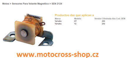 DZE CEWKA WZBUDZAJĄCA ZAPŁON YAMAHA YZ250, DT200