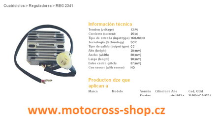DZE REGULATOR NAPIĘCIA HONDA TRX300 FW FOURTRAX 93-00 (31600-HC5-970) (SH532C-13,ESR128)