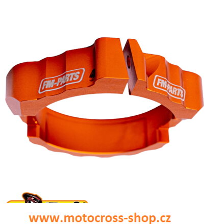 FM-PARTS WZMOCNIENIE WYLOTU WYDECHOWEGO (FLANSZA) KTM/HUSQVARNA '17-'22 KOLOR POMARAŃCZOWY