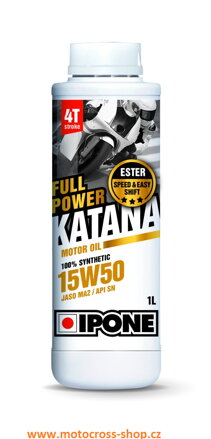 IPONE Olej:  FULL POWER KATANA 15W50 -1L