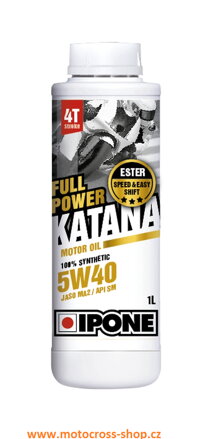 IPONE Olej: FULL POWER KATANA 5W40- 1L, 100% synt.