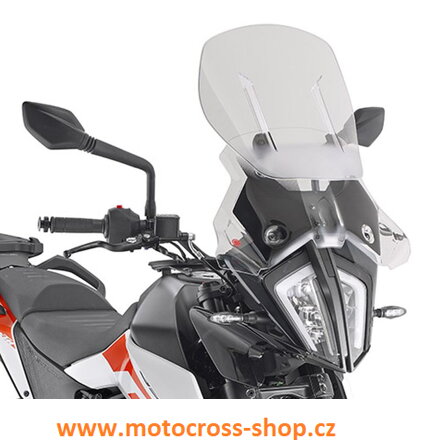 Plexi přední KTM 390 Adventure (20), 790 Adventure / R (19-20) -posuvné