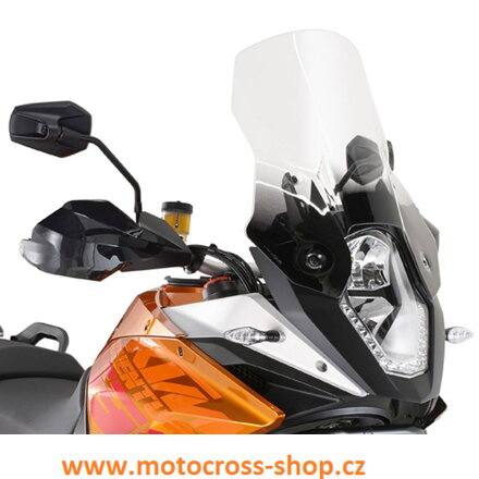 Plexi přední KTM 1190 Adventure / 1190 Adventure R (13-16), 1050 Adventure (15-16) / 1090 Adventure (17-19) 