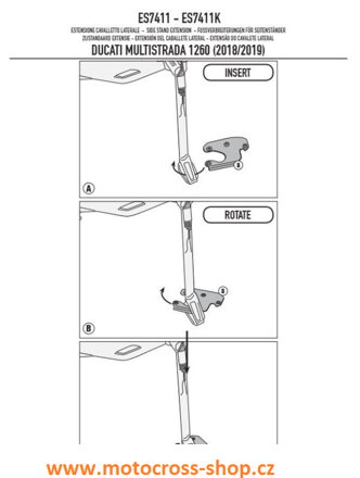 KAPPA POSZERZENIE STOPKI BOCZNEJ DUCATI Multistrada 1260 (18)