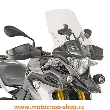 Plexi přední BMW G 310 GS (17-18) 47 x 37 cm PRZEZROCZYSTA