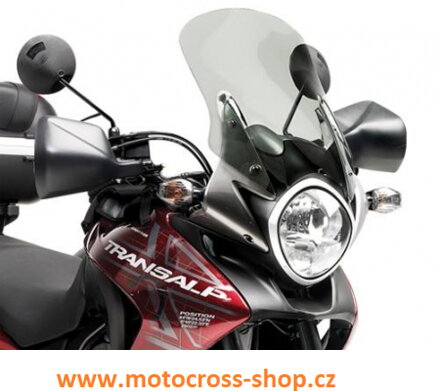 Plexi přední HONDA XL 700V TRANSALP (08-13) 44,5 X 37 cm.