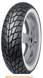 MITAS 120/70-11 MC 20 MONSUM 56L TL M+S , Bílý bok.