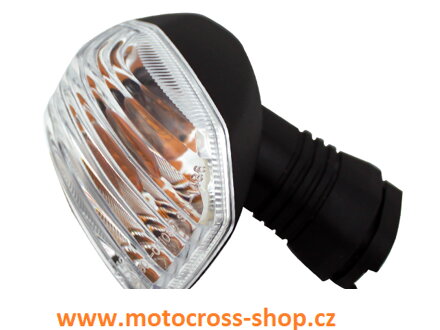 NACHMAN KIERUNKOWSKAZ KAWASAKI ER6F/N (09-12) LEWY TYŁ / BIAŁE SZKŁO (MC-01920L) (11726N)