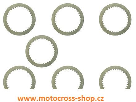 Lamela sp. meziplechy SUZUKI RMZ450 /05-17/, RMX450Z /10-16/, LTR450 /06-11/ (145,6X108,2X1,6X36T)-7X (PS133A-7)
