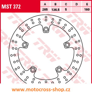 Brzdový kotouč BMW F 650 / 700 / 800 GS / R / S / GT 08-, R 1200 GS / ADV / HP2 / R-NINE T / RT / R 05-13, K 1200 R / S 05-09, K 1300 R / S 09-15